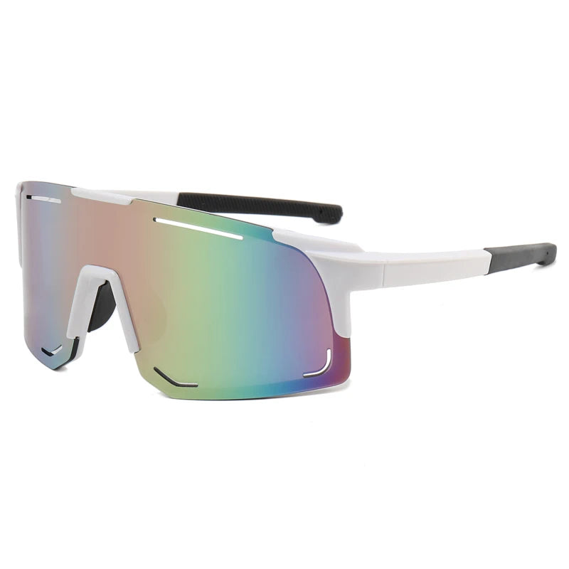 New Bicycle Sunglasses UV Protective Windshield Glass Men's and Women's Wear Lenses Road Cycling Sports Glasses Outdoor Glasses