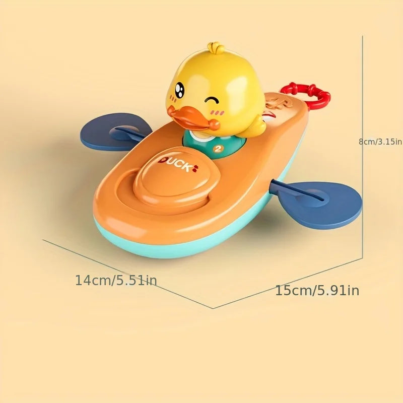 1 Pc Little Yellow Duck Kayak Toy Swimming Pool Bathroom Toy 1 Pc Little Yellow Duck Kayak Toy Swimming Pool Bathroom Toy ALPENZO
