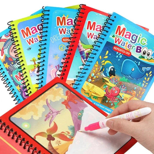 NEW Kids Magic Water Drawing Books Coloring Books Painting Toys for Kids Birthday Christmas New Year Gift for Boys and Girls ALPENZO