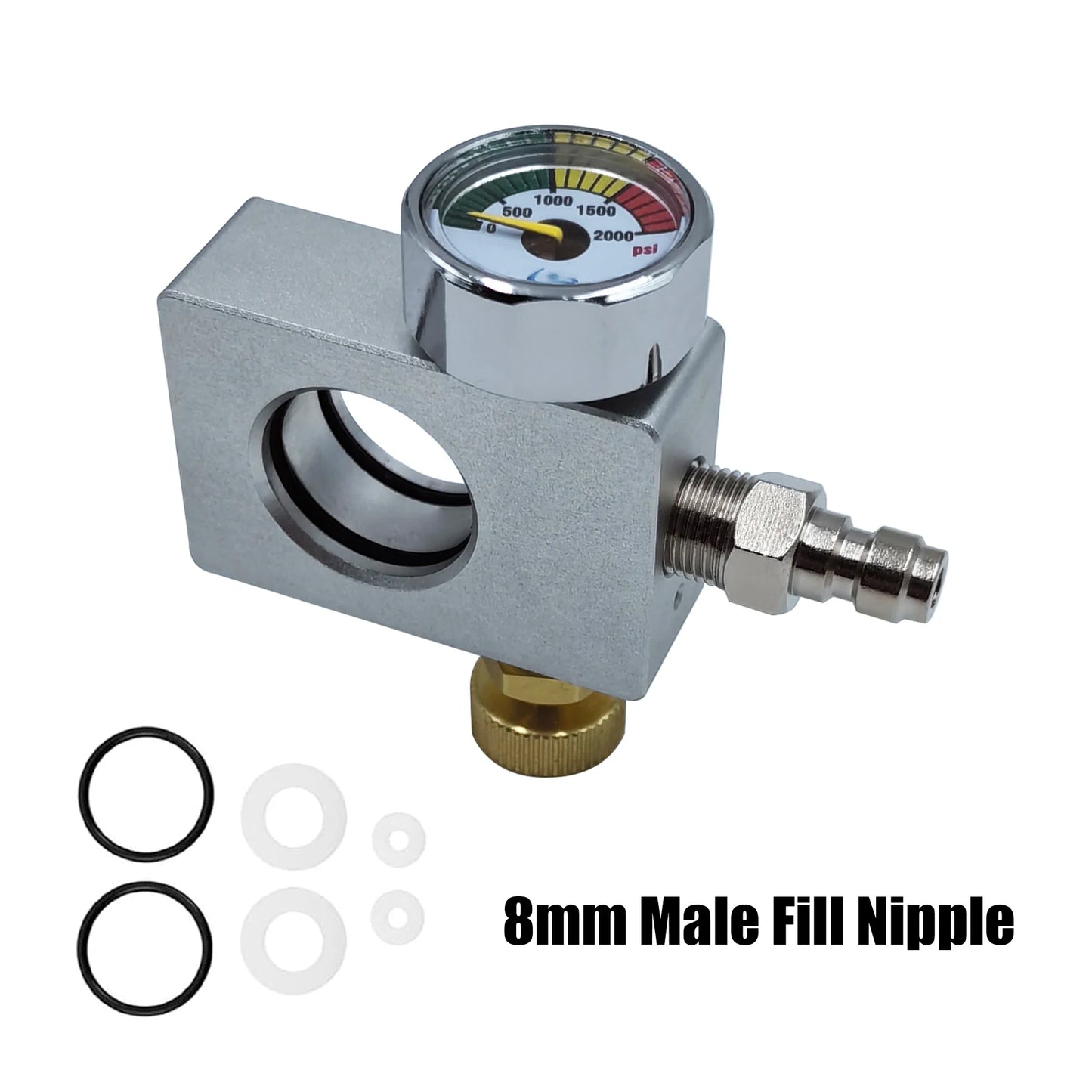 Soda Water CO2 Cylinder Adapter Carbonator Refill Fill Station for CO2 Tank Bottle Filling Replacement
