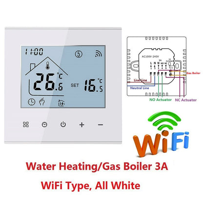 MINCO HEAT M4A Warm Floor Thermostat Tuya WiFi 3A 16A Electric/Gas Boiler/Water Heating Temperature Controller 1PC - ALPENZO