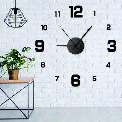 Modern Home Creative Frameless DIY Wall Decoration Wall Decoration Silent Clock Living Room Office Bedroom Wall Decoration Art - ALPENZO