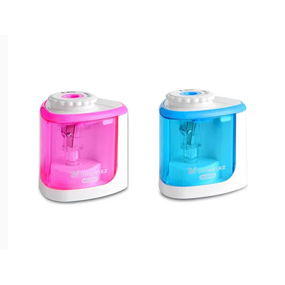 Tenwin Electric/Manual 2 in 1 Pencil Portable Sharpener Safe Student Helical Steel Blade Kids Adults Auto Pencil Sharpener 8005 ALPENZO