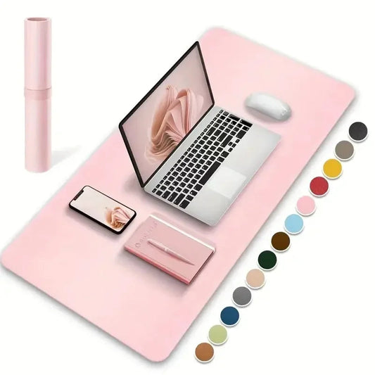 1 Pcs Large Size 60*30mm Office Desk Protector Mat PU Leather Waterproof Mouse Pad Desktop Keyboard Desk Pad Gaming Mousepad ALPENZO