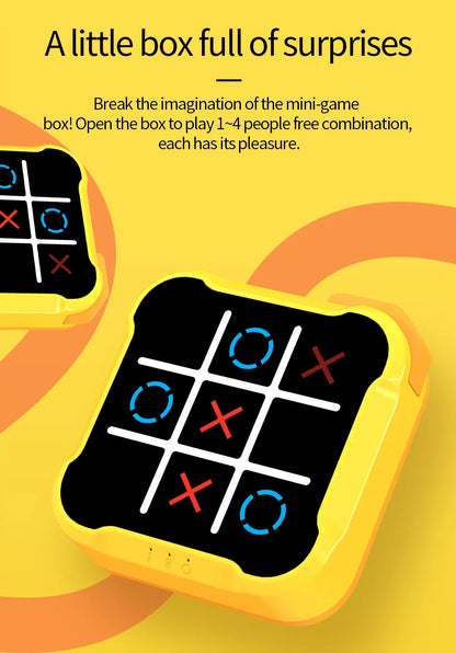Puzzle Tic-tac-toe Board Game Parent-child Two-person Electronic Battle Console Nine Kung Checkerboard Interactive Toys