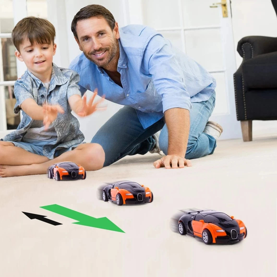 Transforming Robot With One Click Automatic Shape Conversion Boy Gift Toy Car Parent Child Interaction Model Car ALPENZO