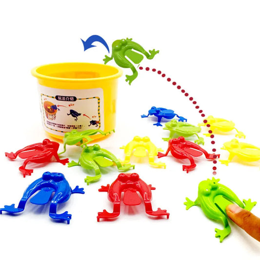 10-20Pcs Jumping Frog Bounce Fidget Toys For Kids Novelty Assorted  Stress Reliever Toys For Children Birthday Gift Party Favor ALPENZO