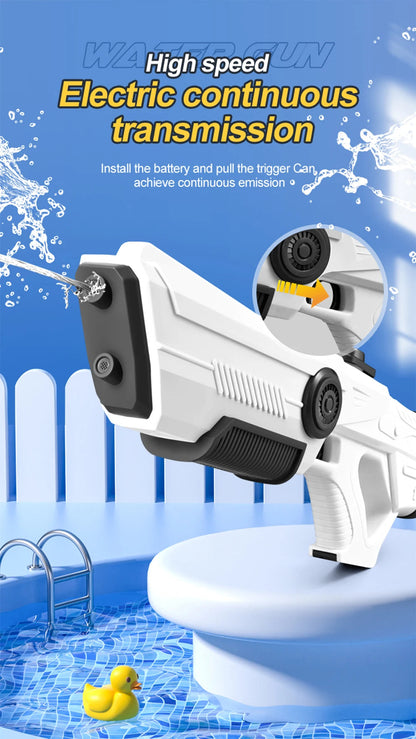 Electric Automatic Water Storage Gun Toys Portable Children Summer Beach Outdoor Fight Fantasy Spray Gun Toys Boy Kid Adult Game ALPENZO