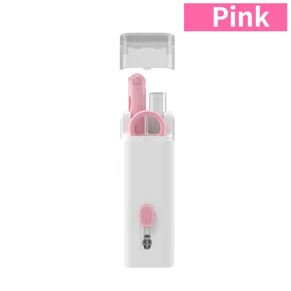7-in-1 Computer Keyboard Cleaner Brush Screen cleaning Spray Bottle Set Earphones Cleaning Pen Cleaning Tools Keycap Puller ALPENZO