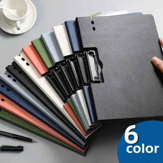 1pc A4 File Folders, Documents Organizer, Clipboard With Cover, A4 Paper Folder For Business & School, Stationery & Office Suppl ALPENZO