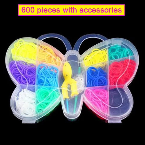 Pantone Color Western European Style Rubber Band Rainbow Knitting Machine Bracelets Loom Bands Arts & Crafts, DIY Toys ALPENZO