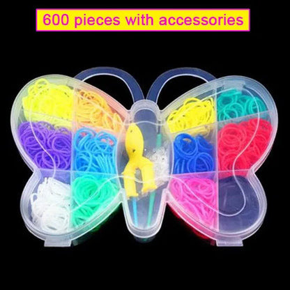 Pantone Color Western European Style Rubber Band Rainbow Knitting Machine Bracelets Loom Bands Arts & Crafts, DIY Toys ALPENZO