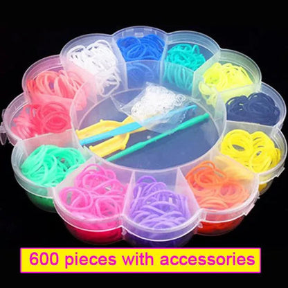 Pantone Color Western European Style Rubber Band Rainbow Knitting Machine Bracelets Loom Bands Arts & Crafts, DIY Toys ALPENZO