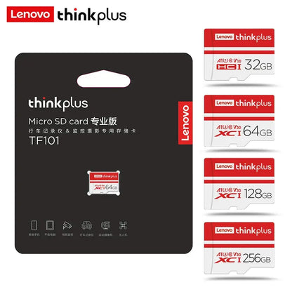 thinkplus Mini SD Card Class 10 TF Flash Card 32GB-256G Memory Card For Mobile Phone PC Speaker HD Camera Game Switch for Lenovo - ALPENZO