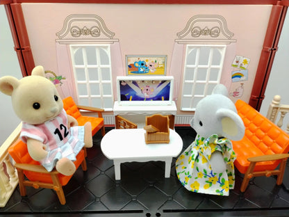 miniature items dollhouse furniture accessories living room bedroom supermarket shopping games family interaction doll kids toys ALPENZO