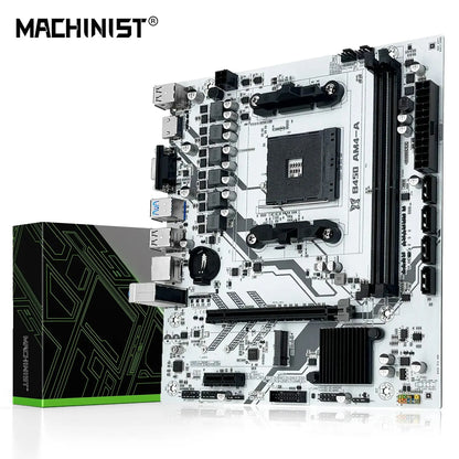 MACHINIST B450 Motherboard AMD Processor Dual-channel DDR4 Memory AM4 Mainboard M.2 NVME (Supports Ryzen 5500 5600 5600G CPU) - ALPENZO