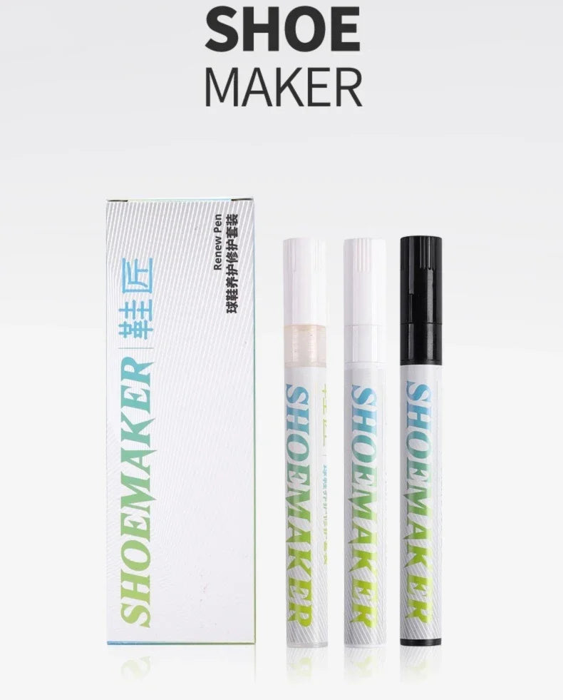 Shoes Stains Removal Waterproof Sneakers Anti-Oxidation Pen Repair Complementary Color White Go Yellow Shoe Whitening Cleaning ALPENZO