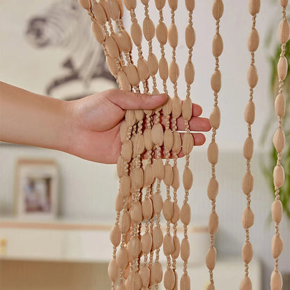 1*2M Beaded String Curtain Door Curtain Bead Thread Tassel Curtain Window Wall Panel Room Divider Doorway Home Wedding Acces - ALPENZO