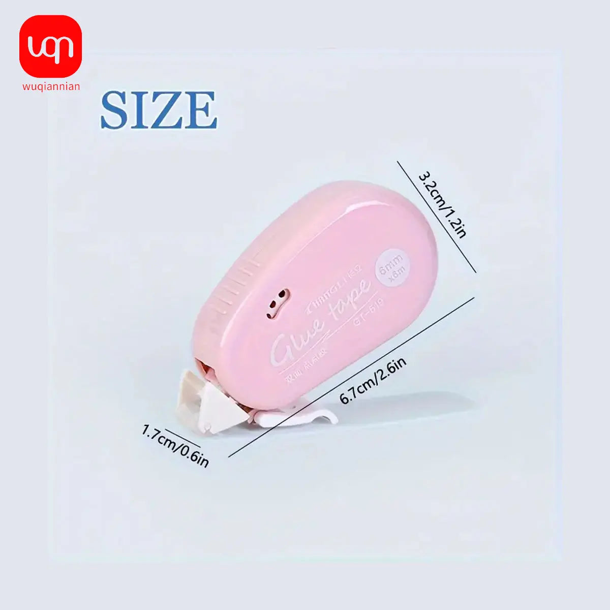 WQN-1PC 6m*6mm Double Sided Adhesive Dots Glue Tape DIY Scrapbooking Collage Photo Album School Stationery Supplies Roller Tape - ALPENZO