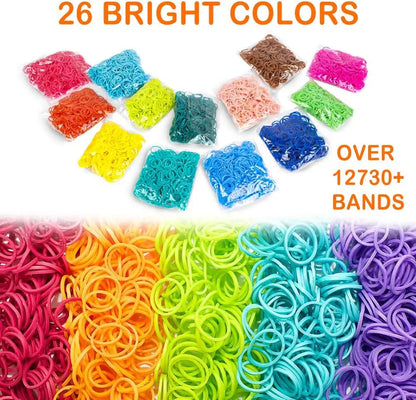 Loom Rubber Bands Refill Kit Premium Bracelet Making Kit for Kids Weaving DIY Crafting Toys Christmas Gift Children Toys ALPENZO
