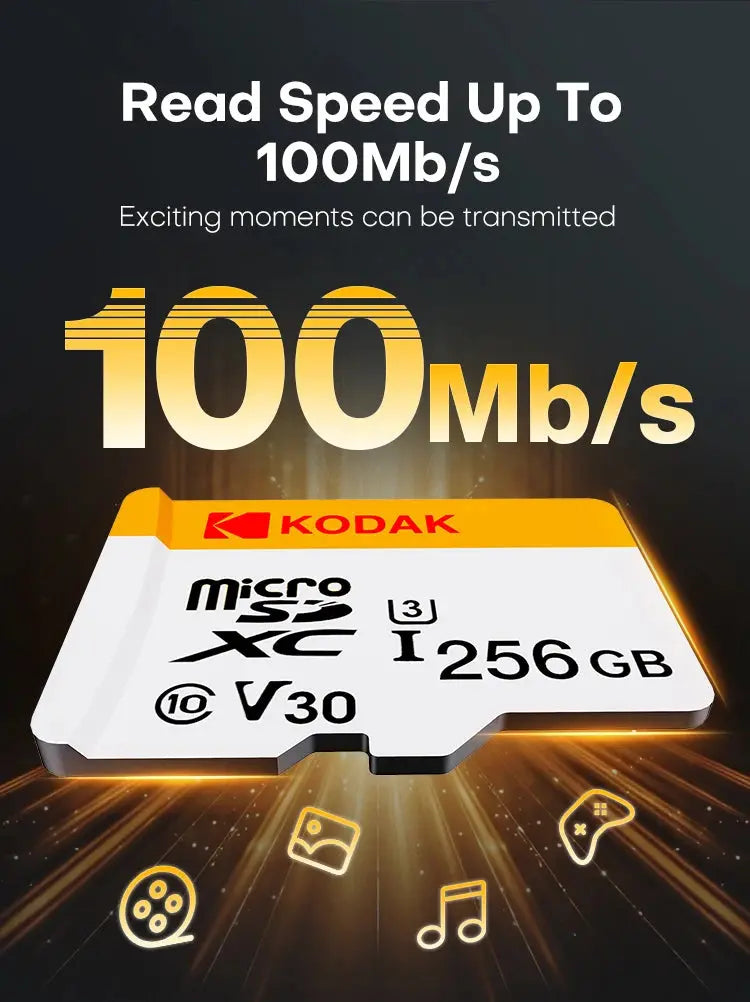 Kodak SD Card High Speed 64GB 128GB 256GB Class 10 SD Card 512GB High Capacity SDXC V30 4K HD Camera Memory Card Wholesale - ALPENZO
