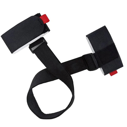 Nylon Skiing Bags Adjustable Pole Shoulder Hand Carrier Lash Handle Straps Porter Hook Loop Protecting For Ski Snowboard
