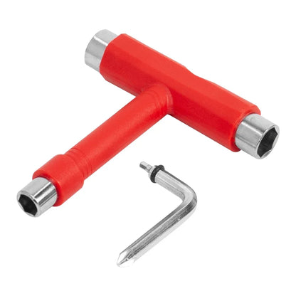 T Shape Wrench Skateboard Professional T Type Allen Key Black Longboard Skateboard Tools Board Roller Skate Wrench Tools Parts