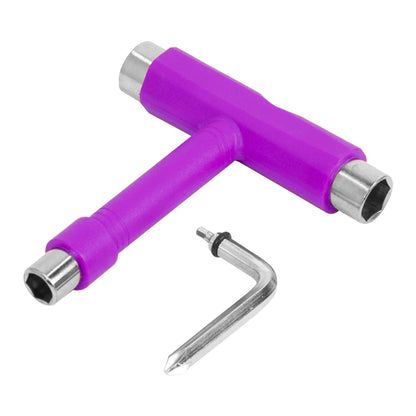 T Shape Wrench Skateboard Professional T Type Allen Key Black Longboard Skateboard Tools Board Roller Skate Wrench Tools Parts