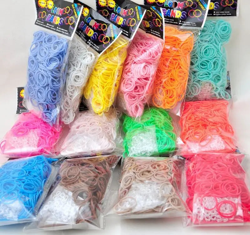 Pantone Color Western European Style Rubber Band Rainbow Knitting Machine Bracelets Loom Bands Arts & Crafts, DIY Toys ALPENZO
