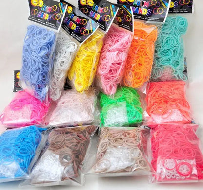 Pantone Color Western European Style Rubber Band Rainbow Knitting Machine Bracelets Loom Bands Arts & Crafts, DIY Toys ALPENZO