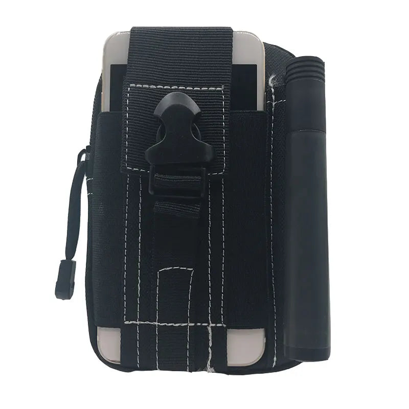 Molle Bag Waist Bag Camouflage Waterproof Nylon Multifunctional Casual Men Waist Bag Men Small Bag Phone Case