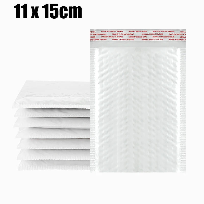 10-50Pcs Bubble Envelopes White Foam Shipping Bags Poly Bubble Mailers Pad Self Seal Packing Bags 11cm 15cm 23cm Wholesale ALPENZO