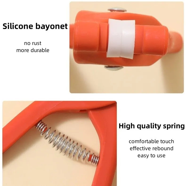 50 Sets 9.5MM Five Jaw Buckle Pliers Set Tool DIY Craft Sewing Hollow Solid Metal Snap Buttons Clothes Installation Accessories ALPENZO