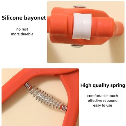 50 Sets 9.5MM Five Jaw Buckle Pliers Set Tool DIY Craft Sewing Hollow Solid Metal Snap Buttons Clothes Installation Accessories ALPENZO