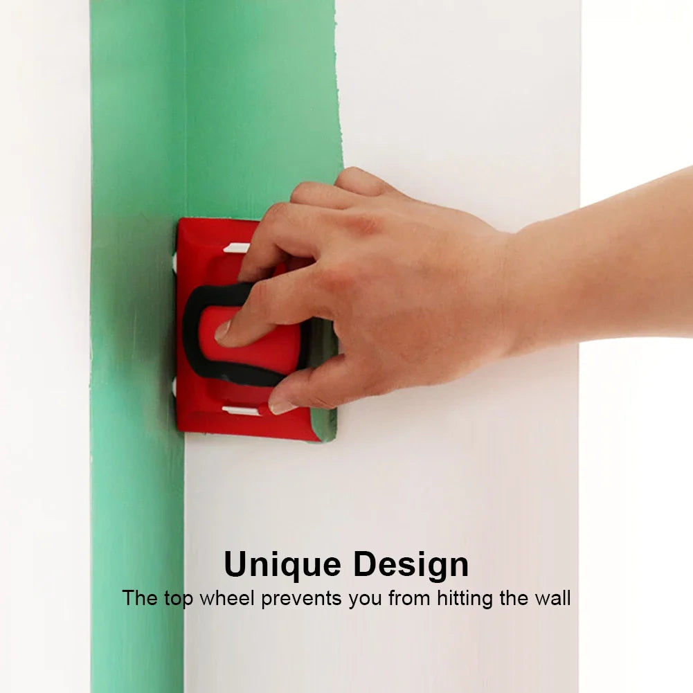 Red Paint Edger Cutting In Home Interior Plastic Wall With Pad Nylon Bristles Edges Painting Corner and Edges - ALPENZO