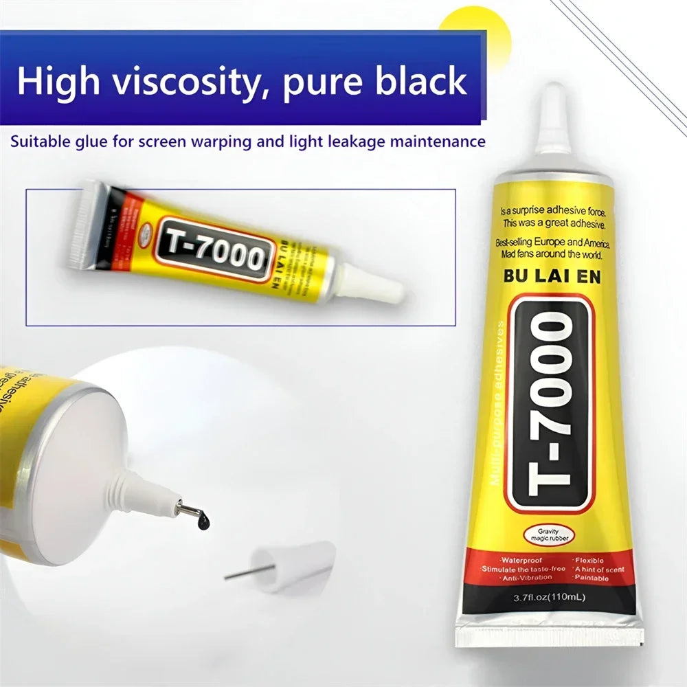 1 pc 15/50/110ml B-7000 Glue T-8000 Adhesive Epoxy Resin Repair Cell Phone Touch Screen Liquid Glue Jewelry Craft Adhesive Glue ALPENZO