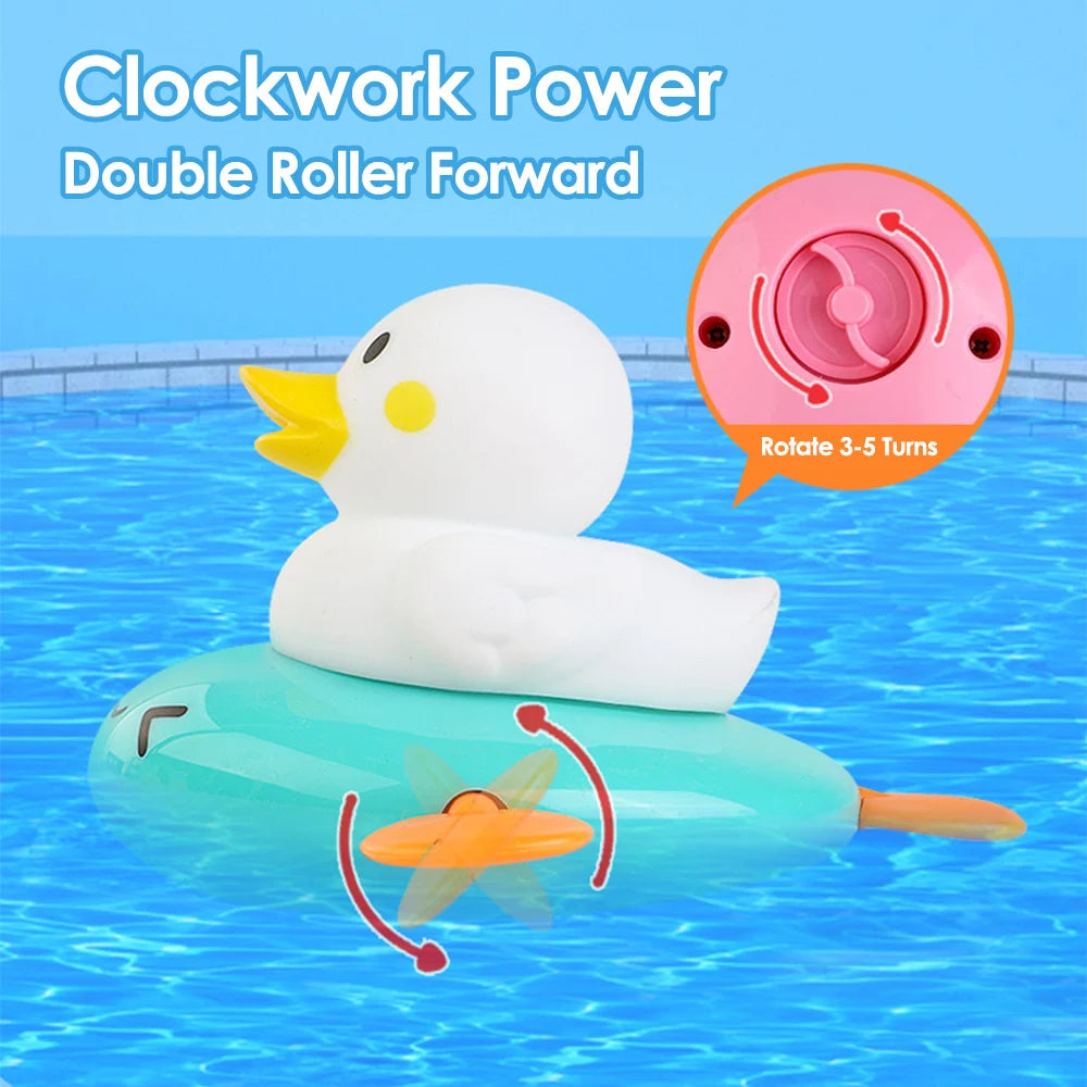 Baby Bath Toy, Bathing Cute Ducks, piglets cows Swimming Water Spraying Clouds Shower Bath Toy For Kids Water Playing Toy ALPENZO