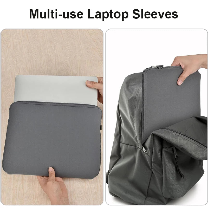 Portable Laptop Sleeve Bag Soft Cover 11 12 13 14 15 15.6 inch for Macbook Huawei Xiaomi Hp Dell Lenovo Notebook Accessories - ALPENZO