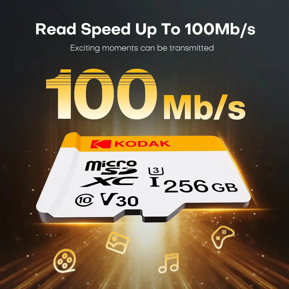 Kodak SD Card High Speed 64GB 128GB 256GB Class 10 SD Card 512GB High Capacity SDXC V30 4K HD Camera Memory Card Wholesale - ALPENZO