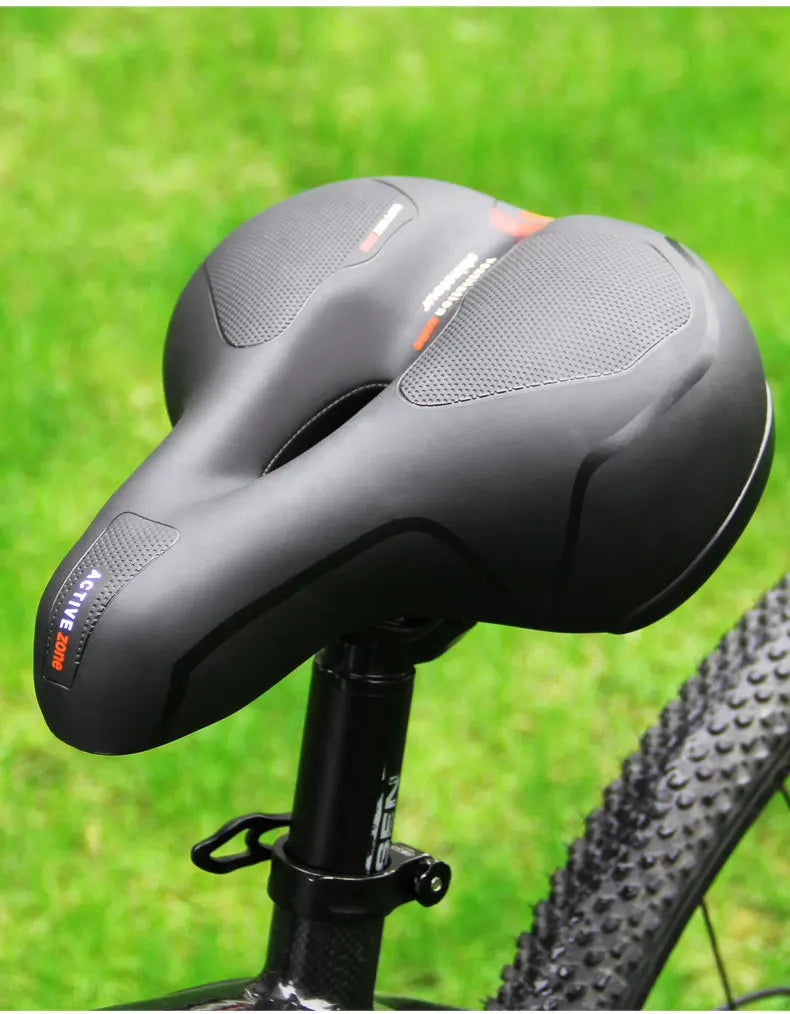 ESLNF Hollow Breathable Bicycle Saddle MTB Road Bike Saddle Shock Absorbing Comfortable Big Butt Bike Seat Bicycle  Accessories