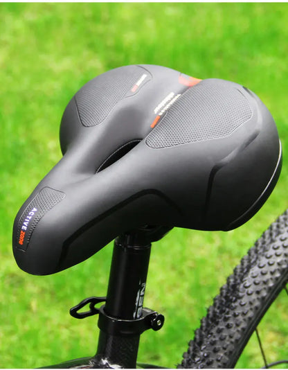 ESLNF Hollow Breathable Bicycle Saddle MTB Road Bike Saddle Shock Absorbing Comfortable Big Butt Bike Seat Bicycle  Accessories