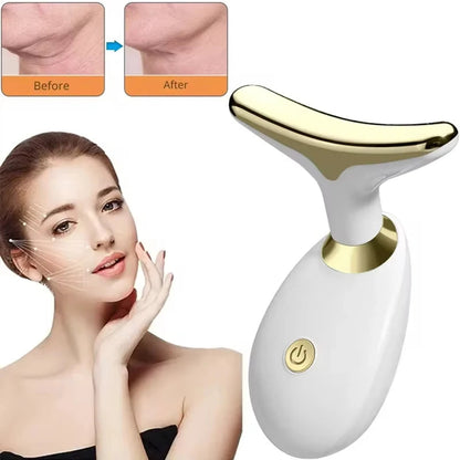 Neck Lifting Beauty Device Anti-Aging Anti Wrinkle Facial Massager Multifunction Neck Tightening Device Firming for Face Lift ALPENZO