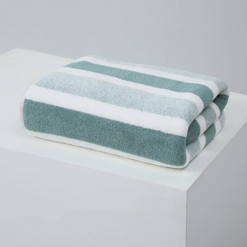1 Pc Thickened Absorbent Bath Towel Soft Face Towel for Home - ALPENZO