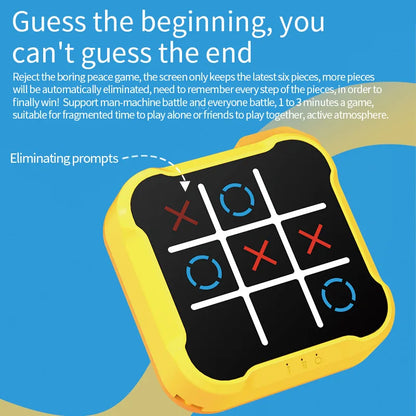 Puzzle Tic-tac-toe Board Game Parent-child Two-person Electronic Battle Console Nine Kung Checkerboard Interactive Toys
