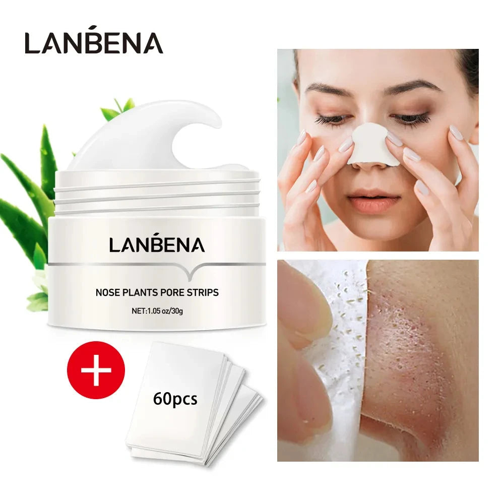LANBENA Shrink Pore Essence 15ml Blackhead Nasal Black Mask Peeling Acne Treatment Face Serum Moisturizing Firming Skin Care ALPENZO