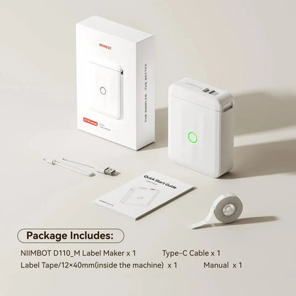 Niimbot D110 Wireless Mini Portable Printer Smart Label Printer Mobile Phone For Thermal Adhesive Sticker Labeling Maker Machine - ALPENZO