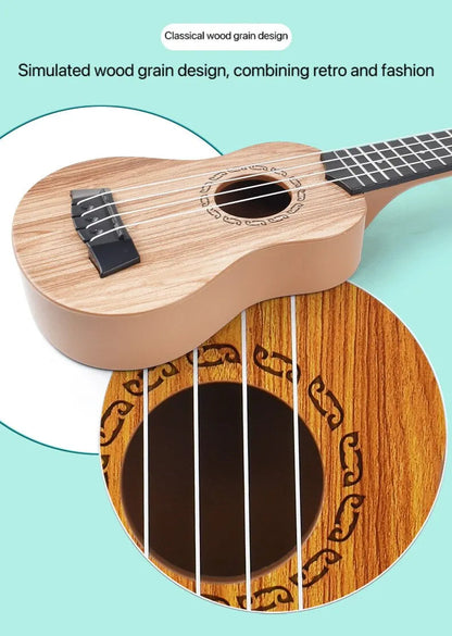 35cm Children Guitar Toy Can Be Used To Play Elementary Instruments With Paddles Simulating Yukrili Music Toys ALPENZO