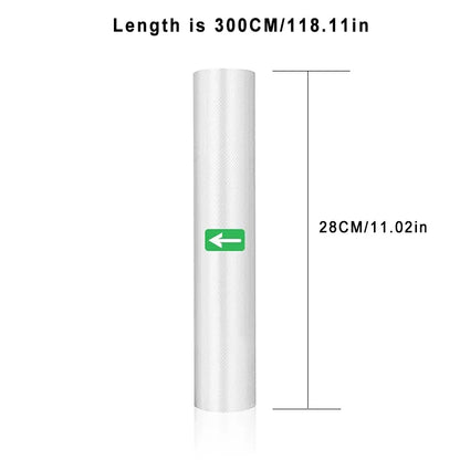 Sous Vide Roll Bags For Vacuum Packing Machine Packaging Food Storage Vacuum Bags for Vacuum Sealer length is 300CM - ALPENZO