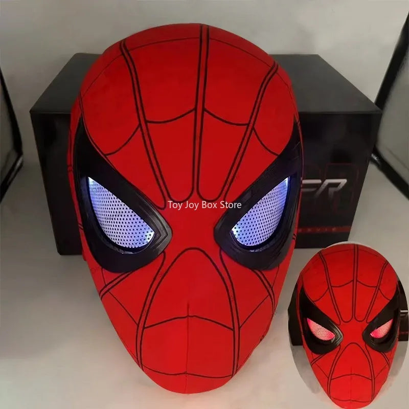 New Spider-man:no Way Home Spider Man Mask Luxury Helmet Rechargeable Remote Eyes Movable Mask Cosplay Decoration Gift Toys ALPENZO