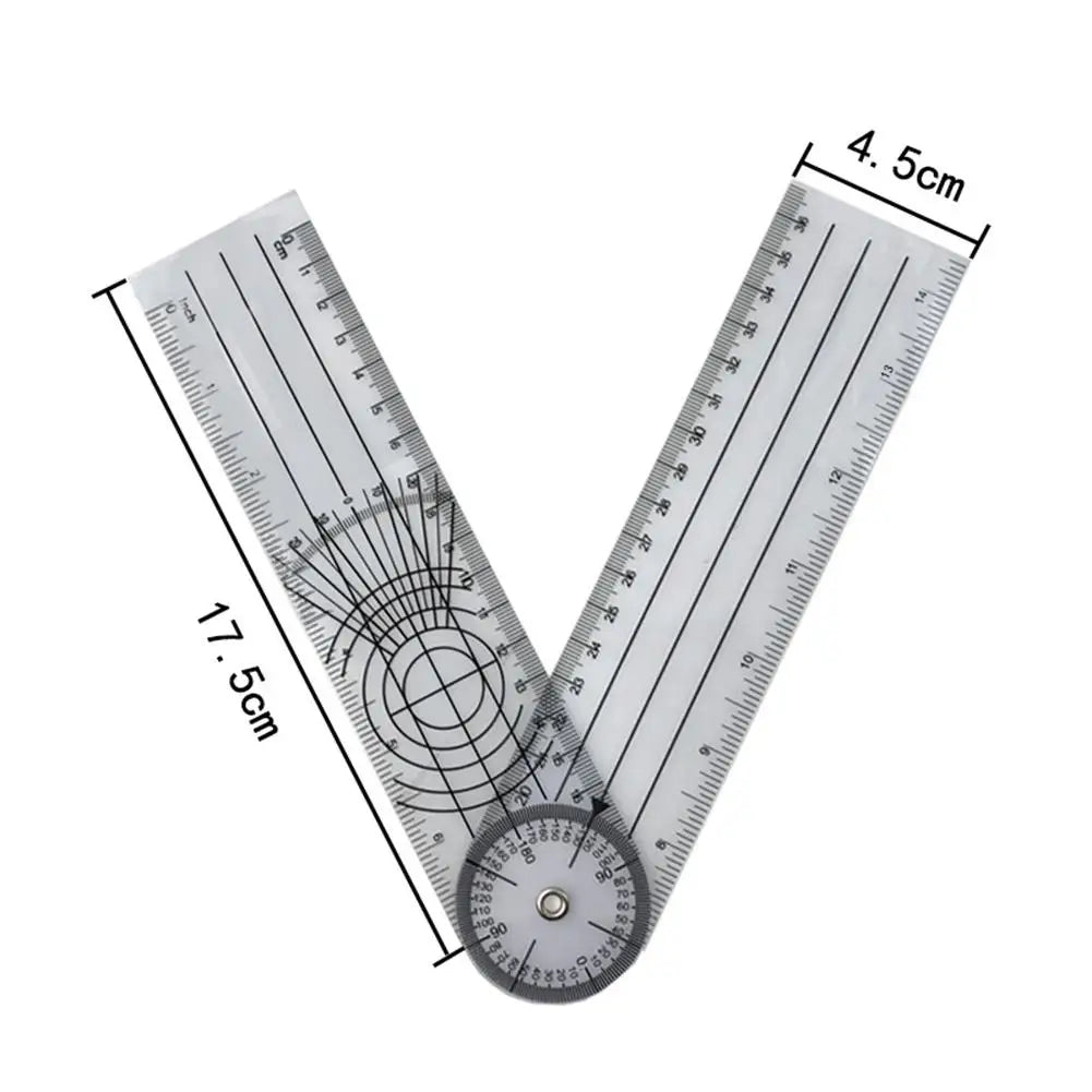 Stainless Steel Metal Straight Ruler Precision Double Sided Precision Measuring Tool Scale Metric Ruler Accessories 15-40cm ALPENZO